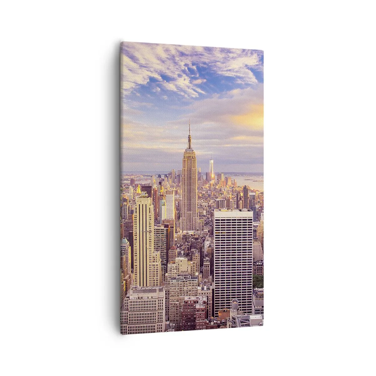 Lærredstryk - Billede på lærred - Ræk ud efter skyerne selv - 55x100 cm