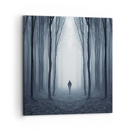 Lærredstryk - Billede på lærred - Og alt sammen ganske enkelt - 70x70 cm