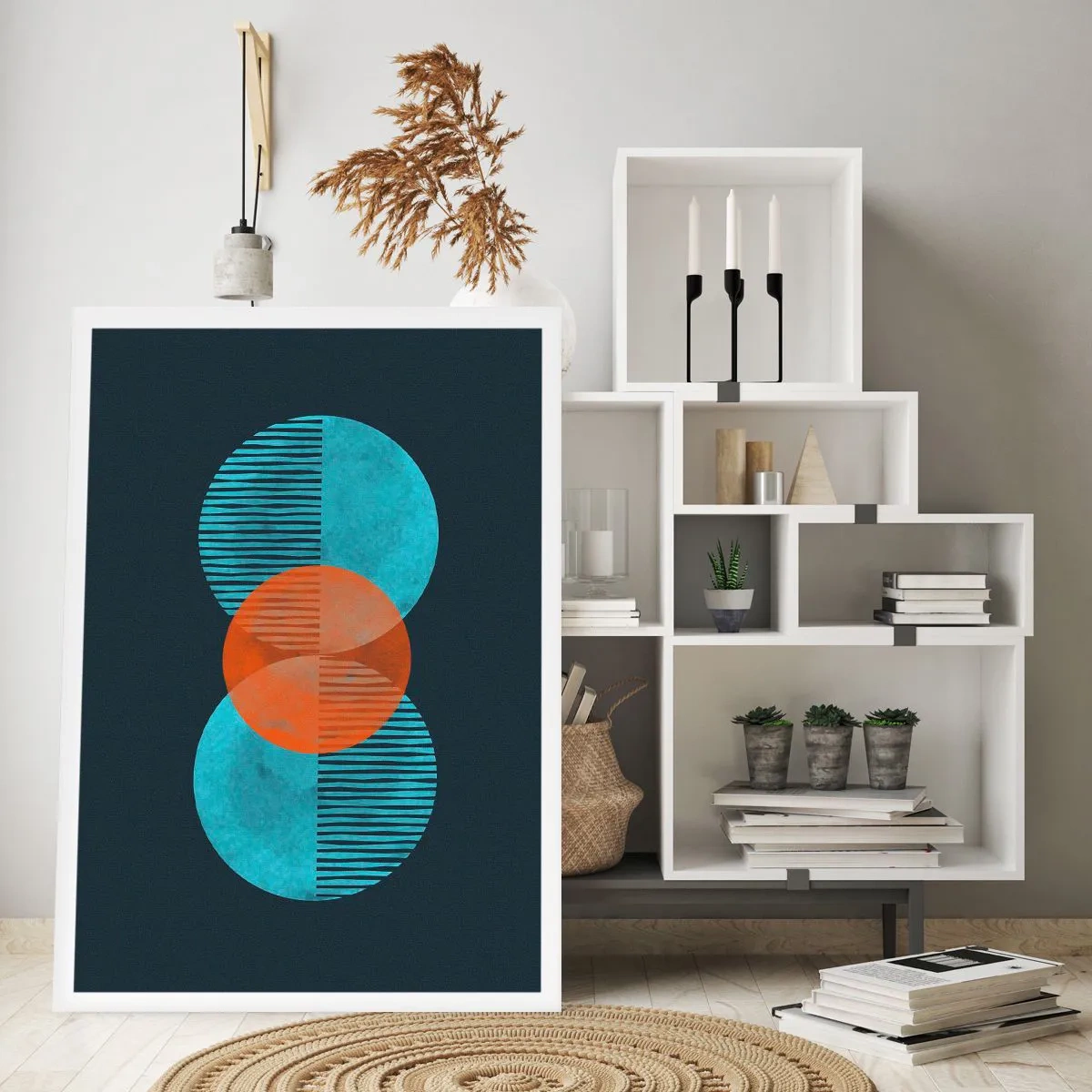 Plakat - Symmetrisk sammensætning - 70x100 cm