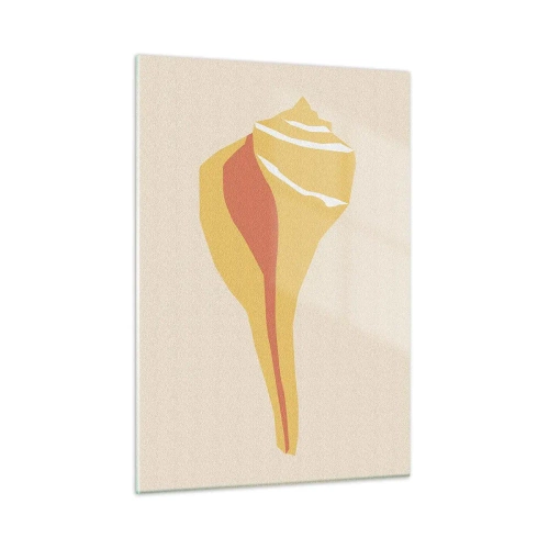 Billede på glas - Organisk abstraktion - vækst - 50x70 cm