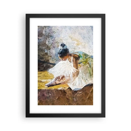 Plakat i sort ramme - Fra et maleri af Degas - 30x40 cm