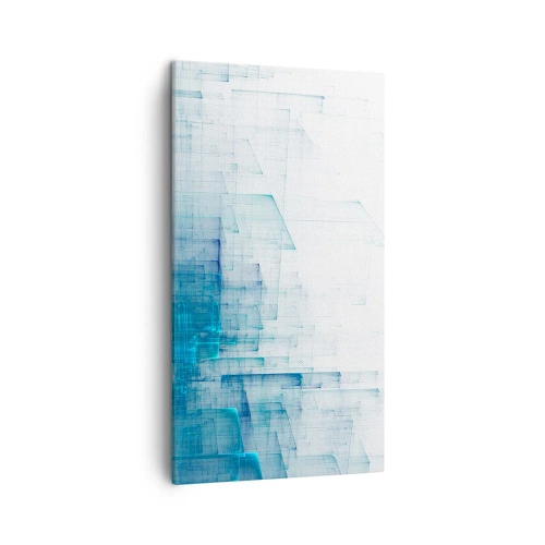 Lærredstryk - Billede på lærred - Hvordan rummet blev til - 45x80 cm