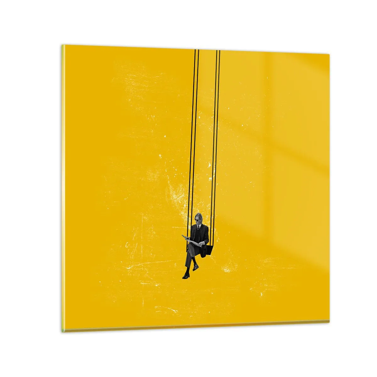 Billede på glas - En dag som alle andre - 60x60 cm