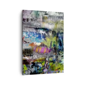 Lærredstryk - Billede på lærred - En collage af minder - 50x70 cm