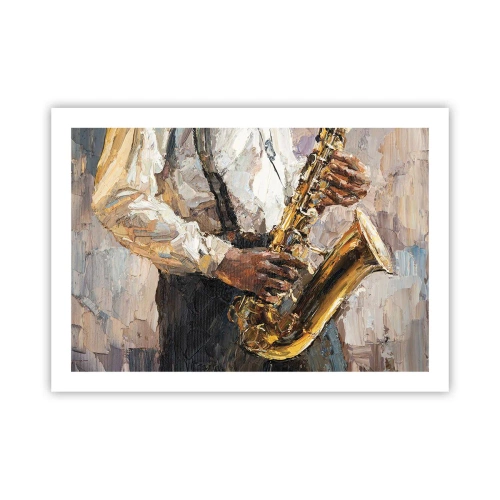 Plakat - Tid til at gå solo - 70x50 cm