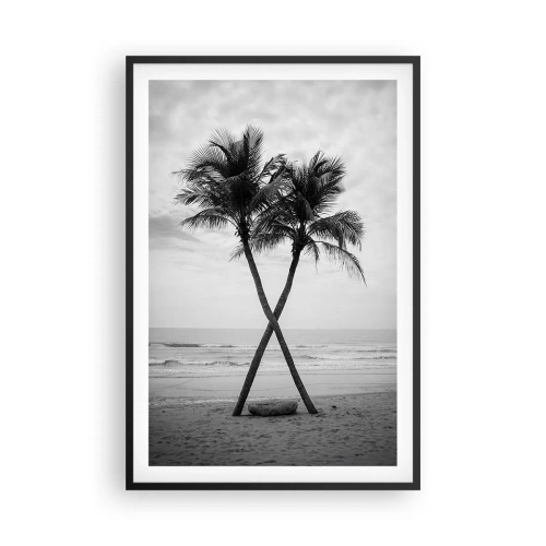 Plakat i sort ramme - Ømt nærvær - 61x91 cm