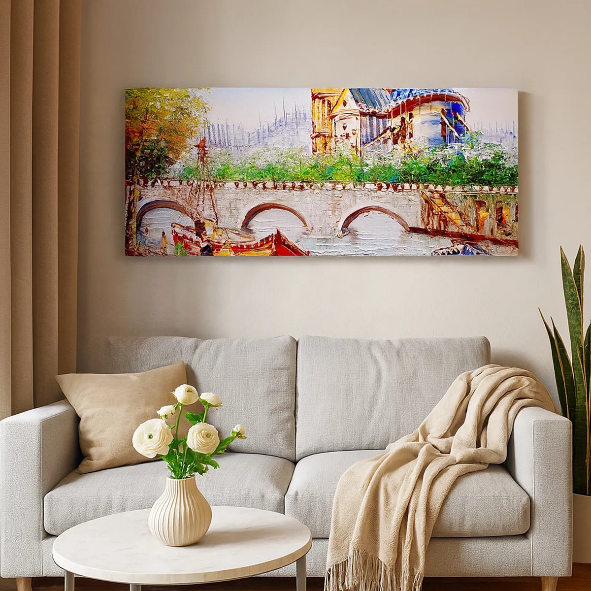 Lærredstryk - Billede på lærred - Deres tid går aldrig forbi - 30x30 cm