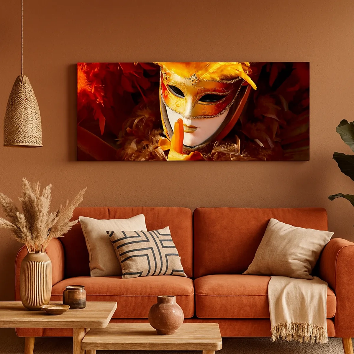 Lærredstryk - Billede på lærred - Mystik er en del af spillet - 30x30 cm