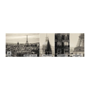 Fototapet Prøve Standard Eco - Over Paris' hustage - By, Paris, Arkitektur - 100x30 cm
