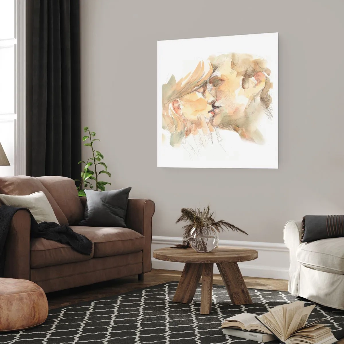Plakat - Den fundne halvdel? - 50x50 cm