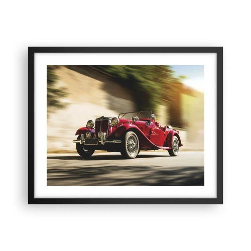 Plakat i sort ramme - Smukkere end Nike fra Samothrake - 50x40 cm