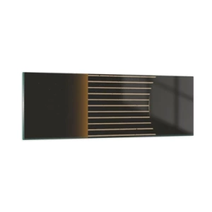 Billede på glas - Udforsk mørket - 90x30 cm