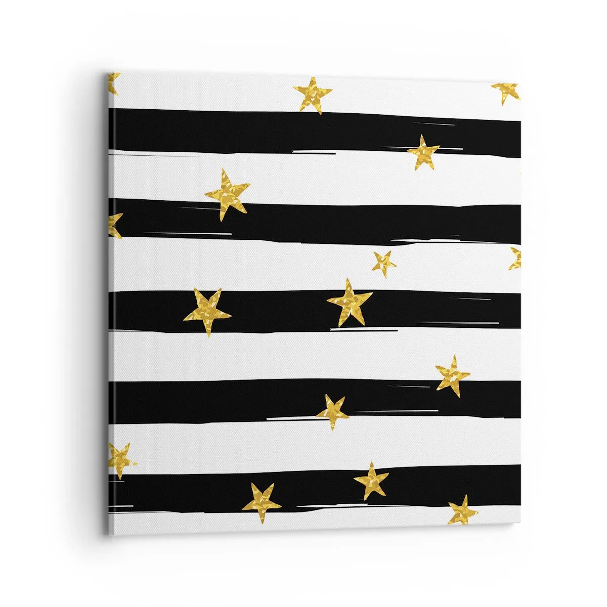 Lærredstryk - Billede på lærred - Vi blev alle født under en heldig stjerne - 70x70 cm