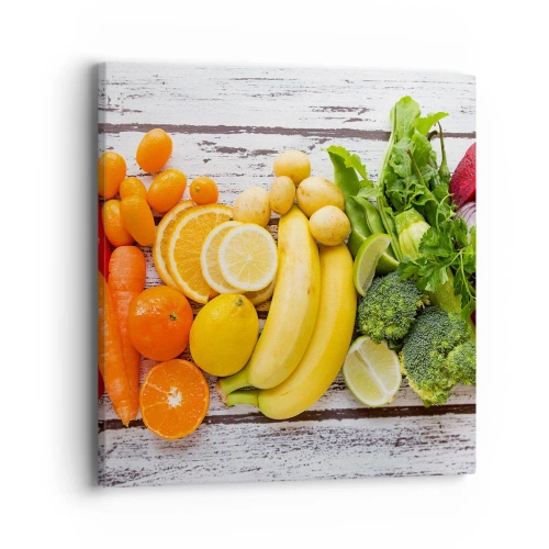 Lærredstryk - Billede på lærred - Er det ikke nok? - 40x40 cm