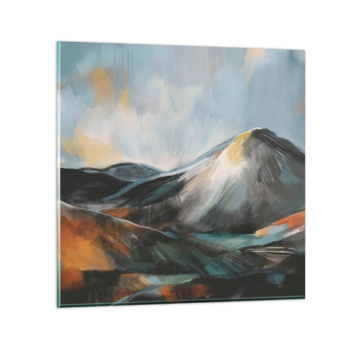 Billede på glas - Rå og smuk - 40x40 cm