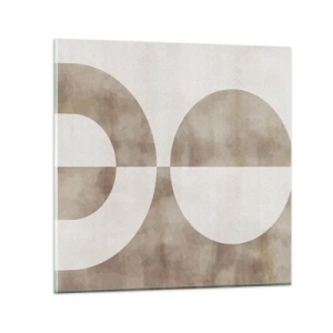 Billede på glas - Ligheder og forskelle - 50x50 cm