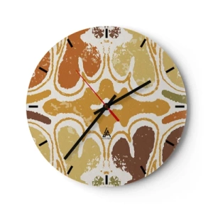 Vægur, Uret - Sentimental abstraktion - 40x40 cm