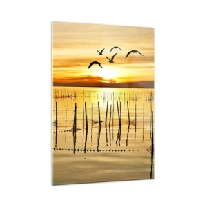Billede på glas - I fiskeriet - 50x70 cm