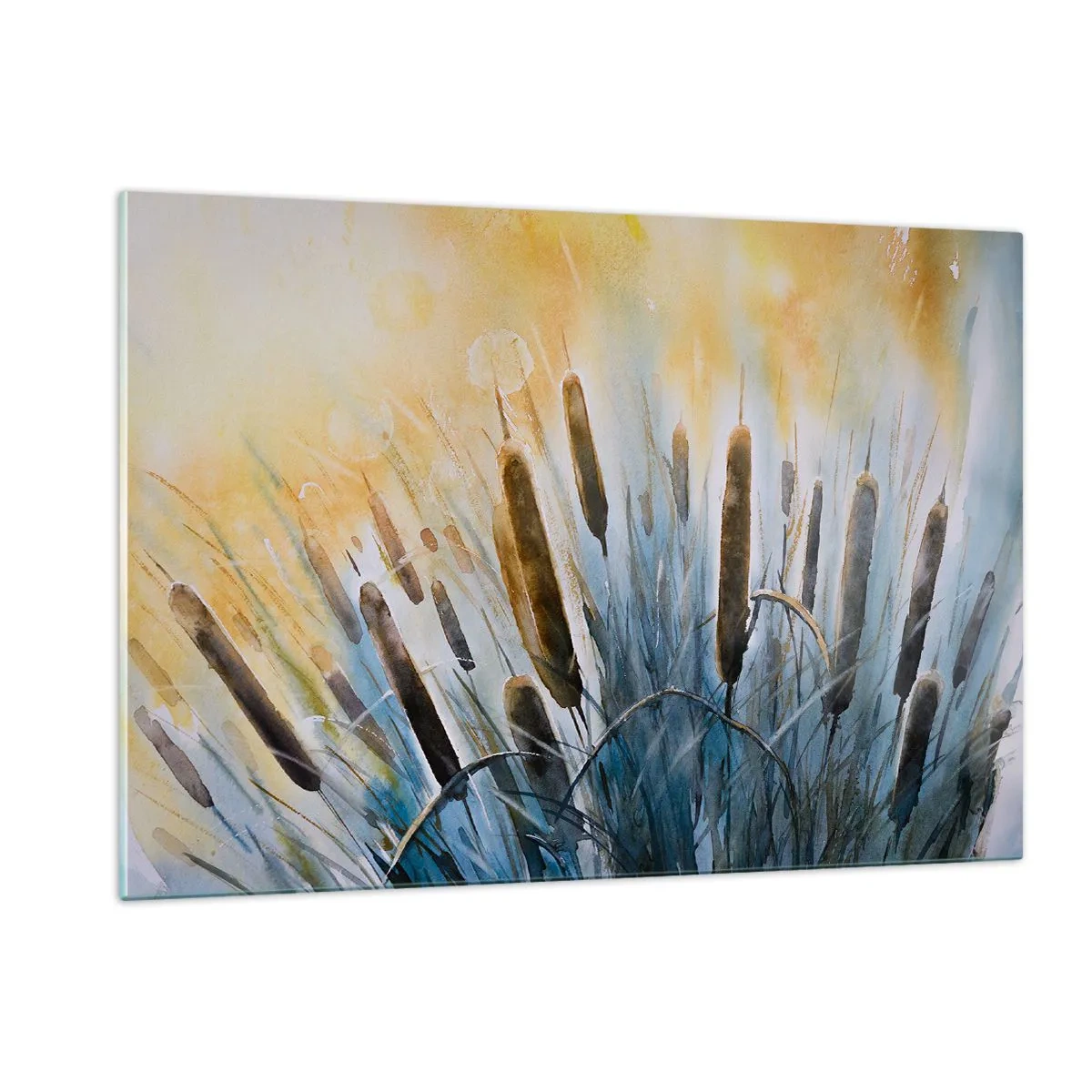 Billede på glas - Vandets kulde, solens varme - 120x80 cm