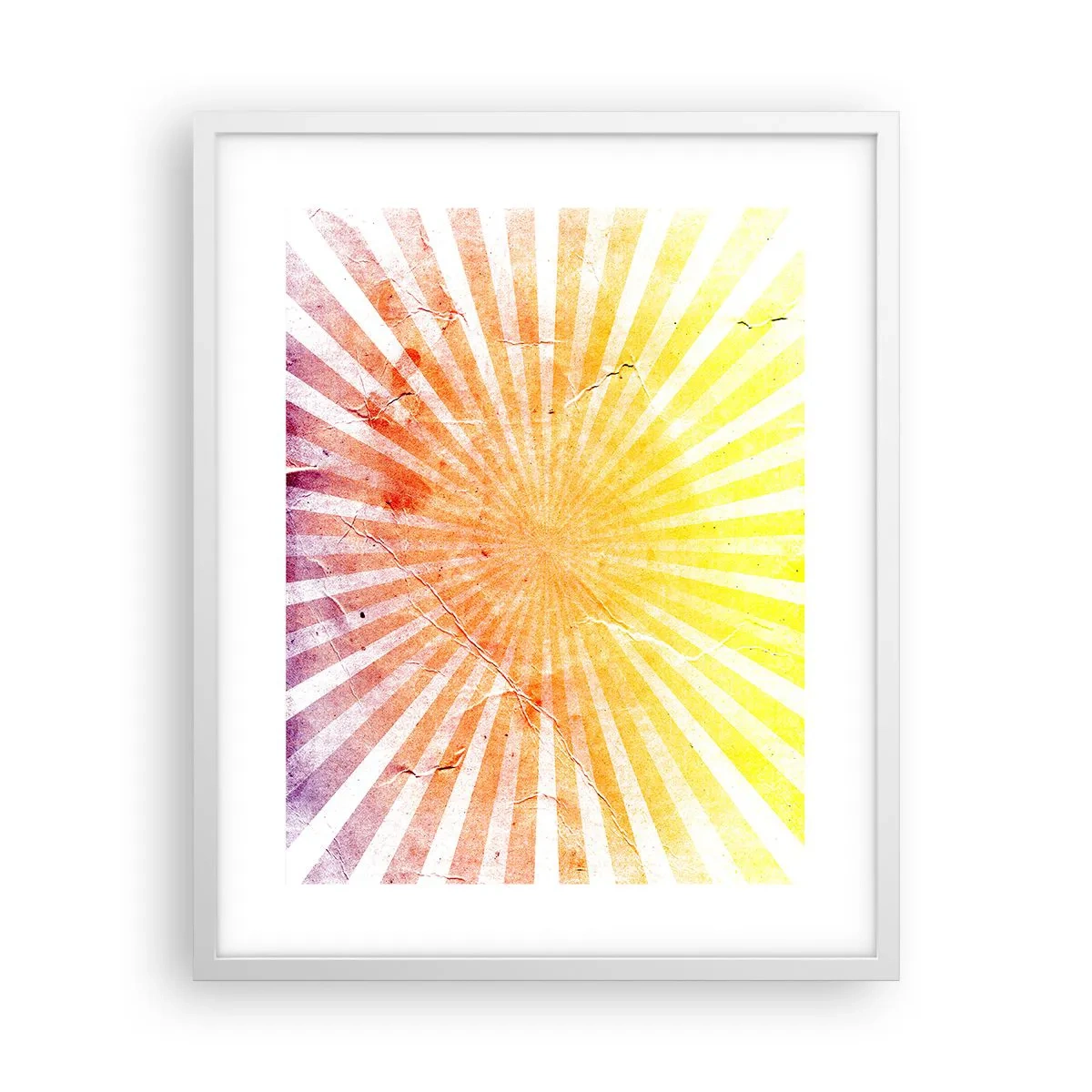 Plakat i hvid ramme - Opgange og nedgange - 40x50 cm