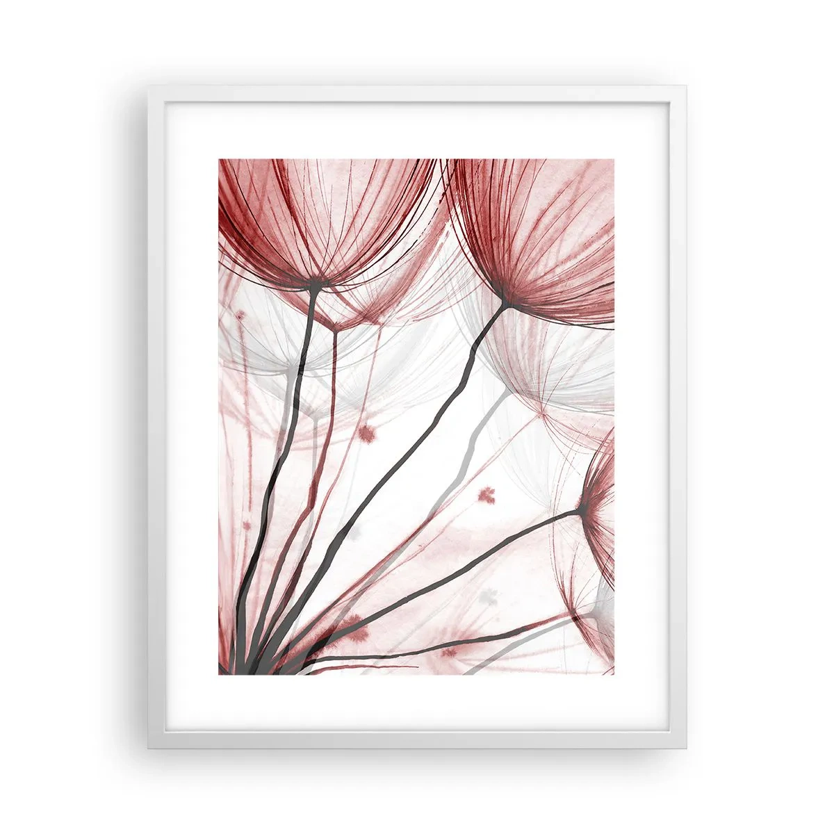 Plakat i hvid ramme - Før afgang - 40x50 cm