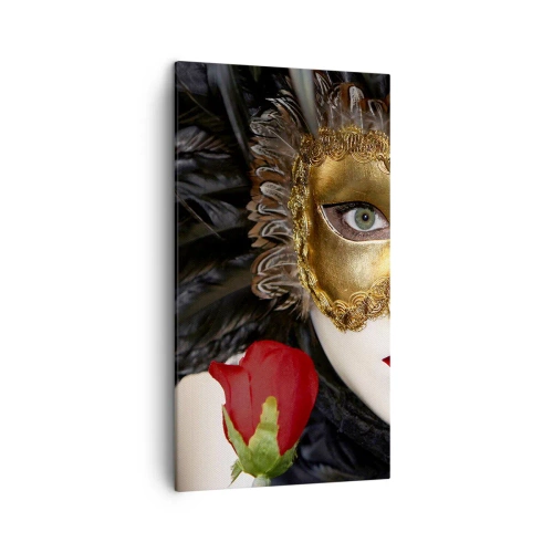 Lærredstryk - Billede på lærred - Fordi livet er et stort bal - 45x80 cm