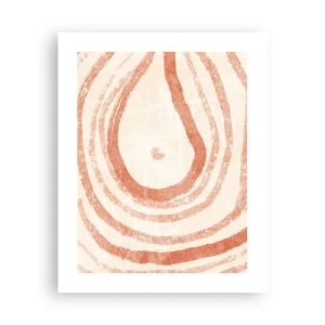 Plakat - Koralcirkler - komposition - 40x50 cm