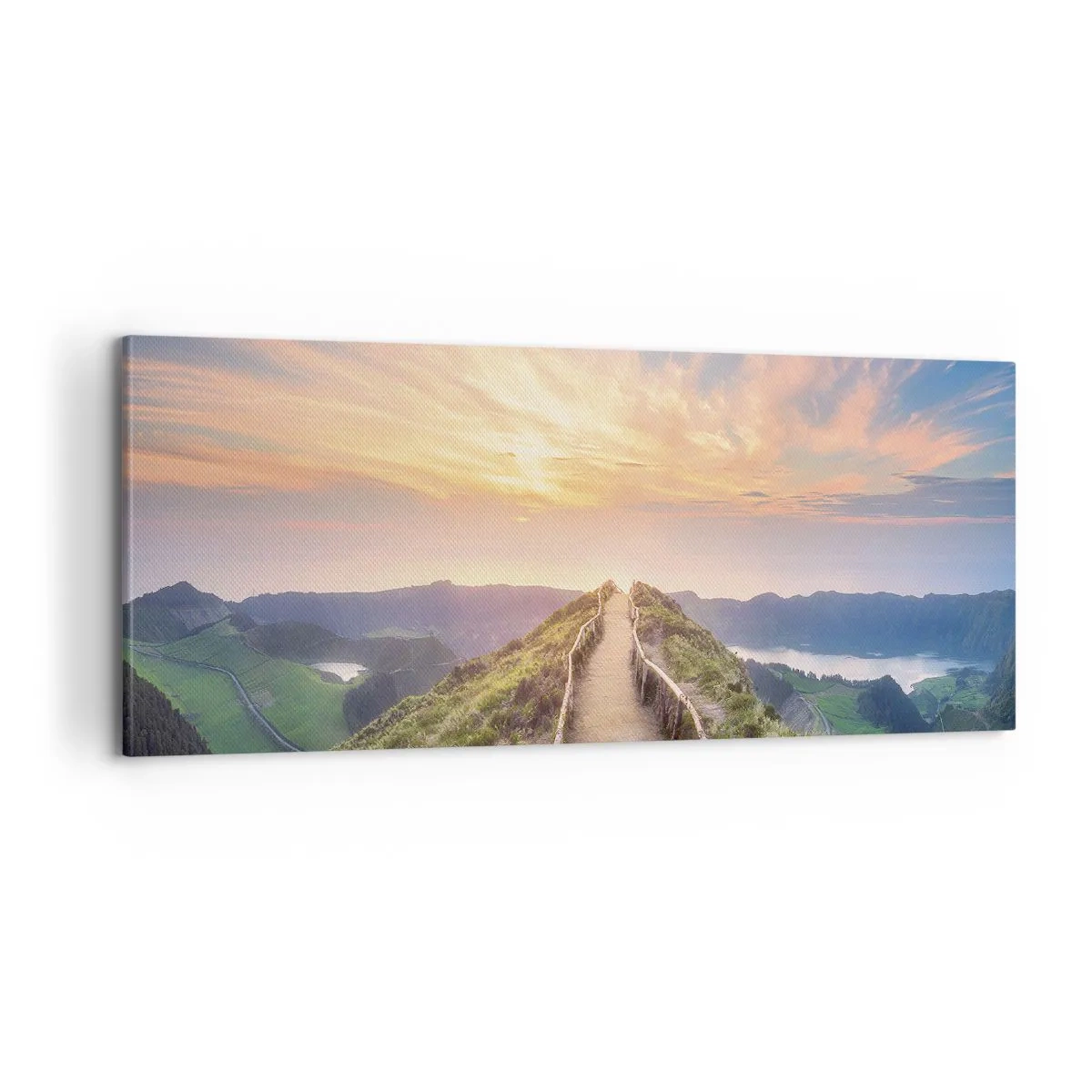 Lærredstryk - Billede på lærred - Tæt på himlen - 100x40 cm