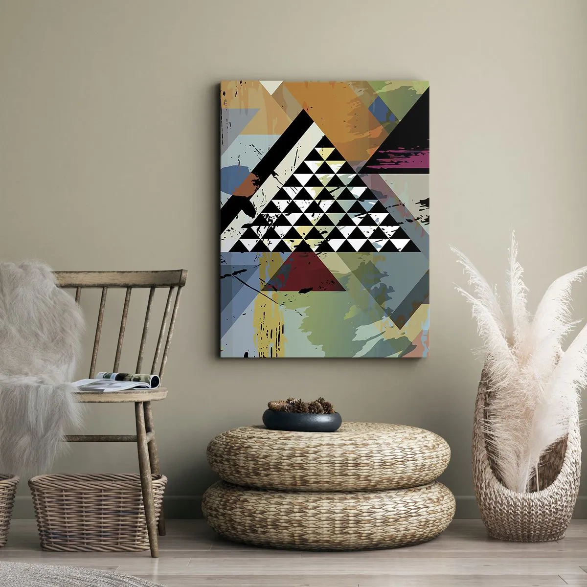 Lærredstryk - Billede på lærred - Hvor enkelt - 50x70 cm