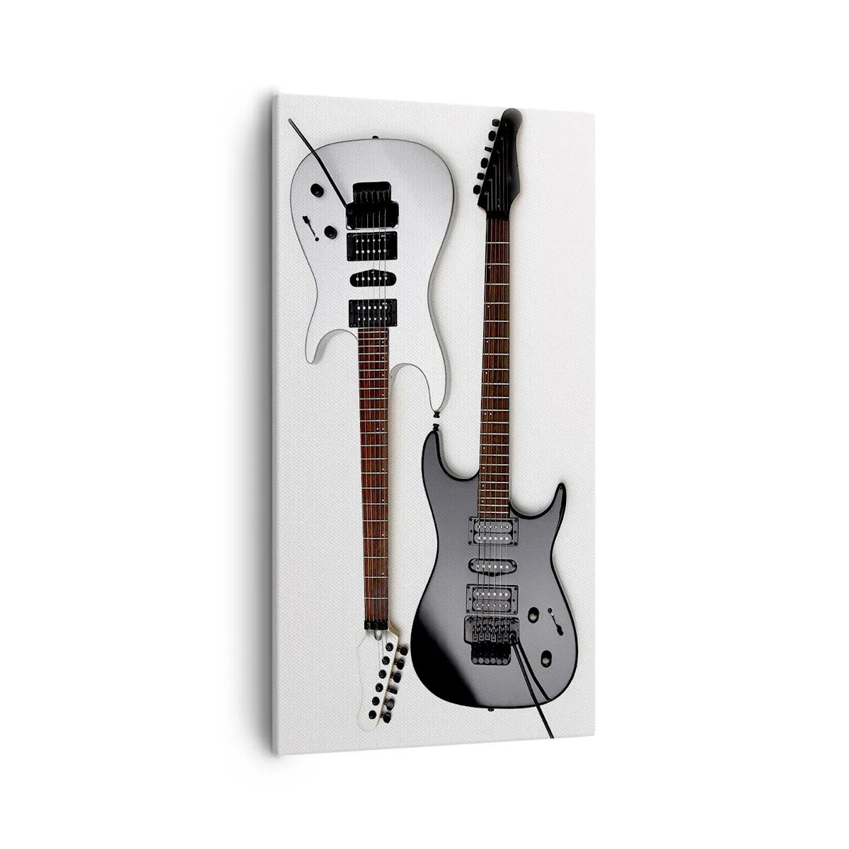 Lærredstryk - Billede på lærred - Harmoni af former - 55x100 cm