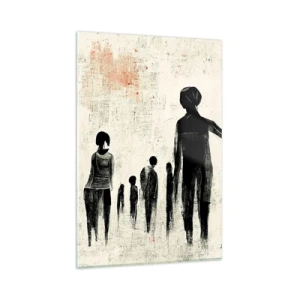 Billede på glas - Mod ensomhed - 80x120 cm