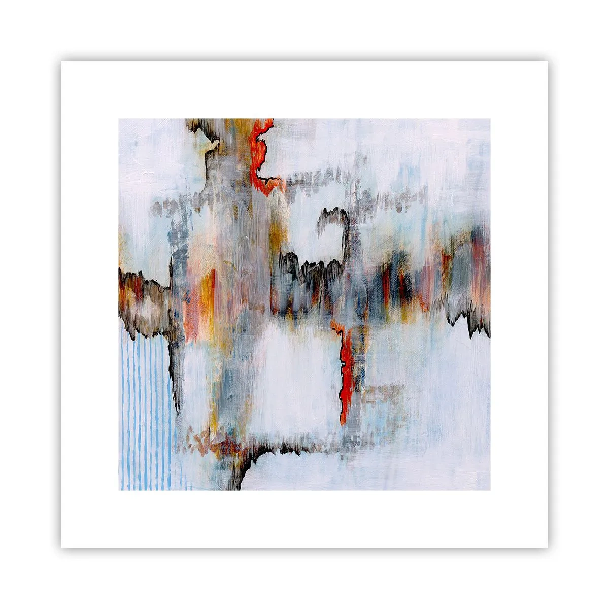 Plakat - En pind på vandet - 30x30 cm