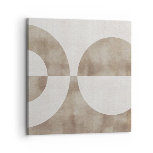 Lærredstryk - Billede på lærred - Ligheder og forskelle - 70x70 cm