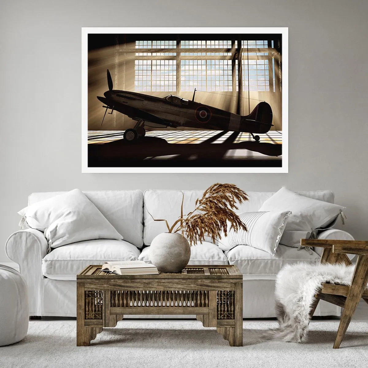 Plakat - Resten af krigeren - 100x70 cm