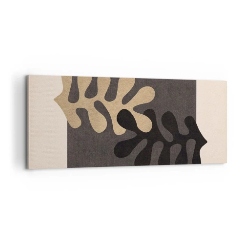 Lærredstryk - Billede på lærred - Fravær og supplement - 100x40 cm