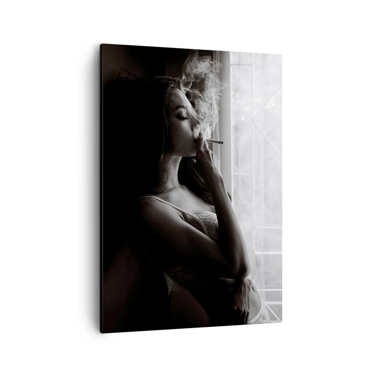 Lærredstryk - Billede på lærred - Et sensuelt øjeblik - 50x70 cm
