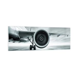 Billede på glas - Der er kraft! - 90x30 cm