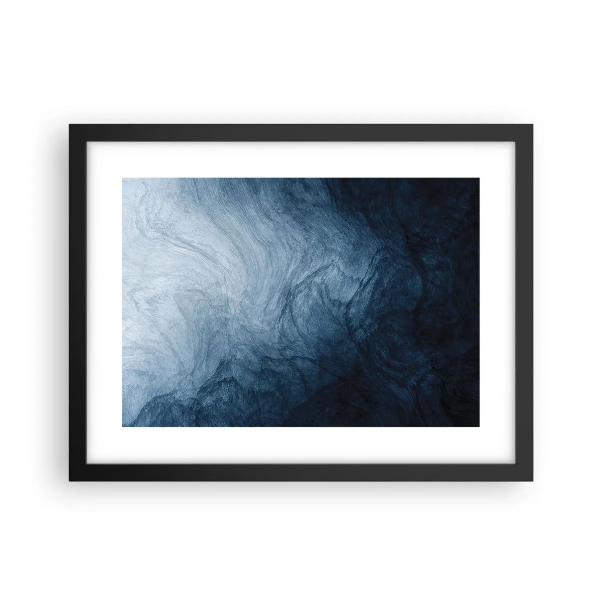 Plakat i sort ramme - Ind i dybet - 40x30 cm