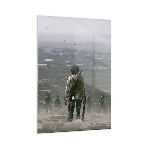 Billede på glas - Den sidste retfærdige person? - 50x70 cm