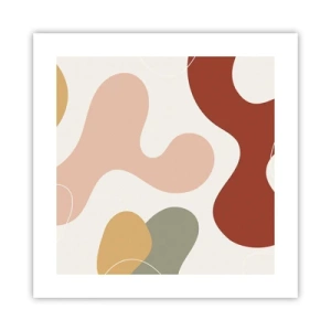 Plakat - Es eller flores? - 40x40 cm