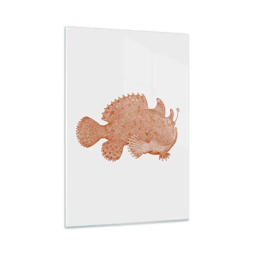 Billede på glas - Og dog en fisk - 80x120 cm