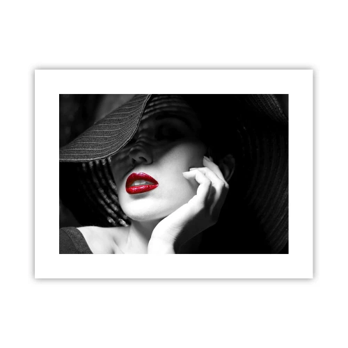 Plakat - Studie i skarlagenrødt - 40x30 cm