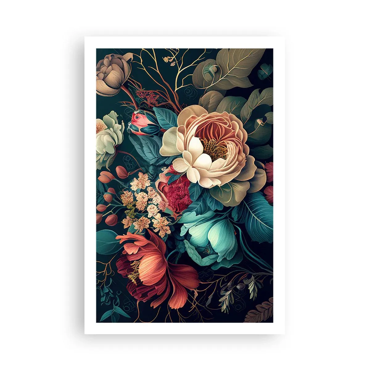 Plakat - Charme fra det 19. århundrede - 61x91 cm