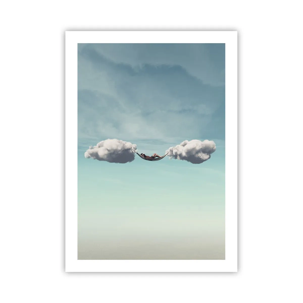 Plakat - Lykken i øjeblikket - 50x70 cm