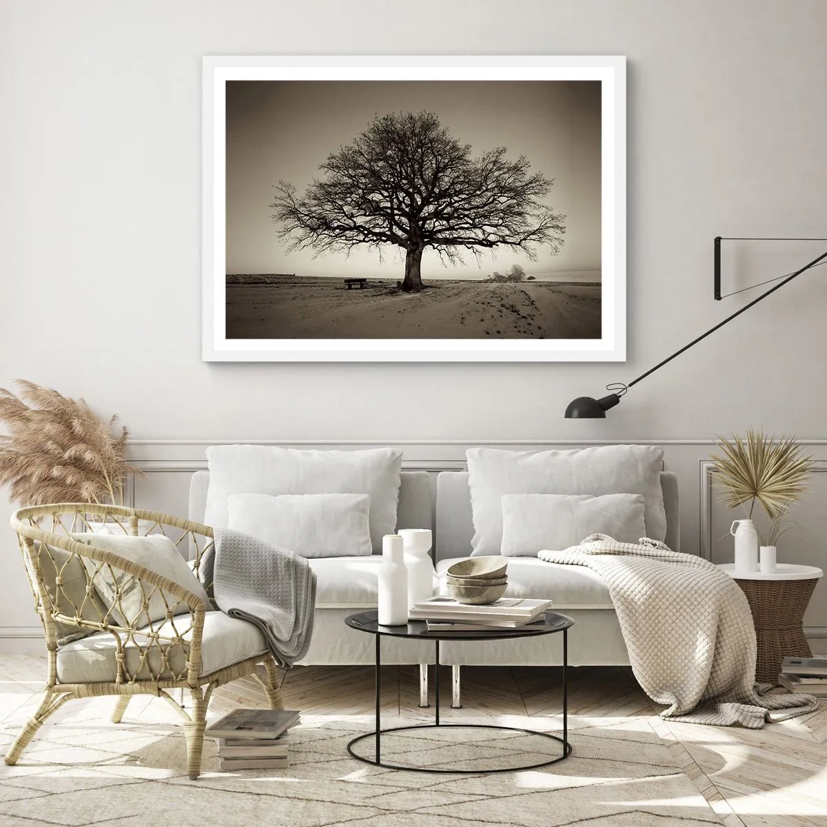 Plakat i hvid ramme - Herfra og til evigheden - 70x50 cm