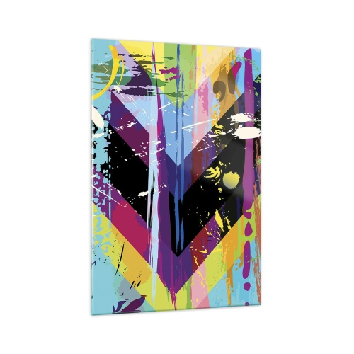 Billede på glas - Fra top til bund - 70x100 cm