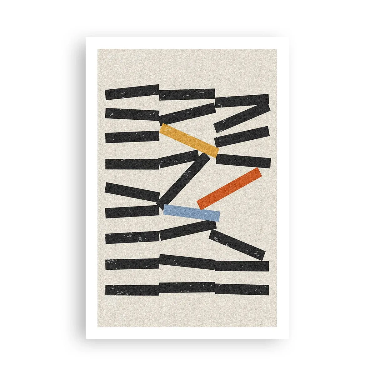 Plakat - Dominoer - komposition - 61x91 cm