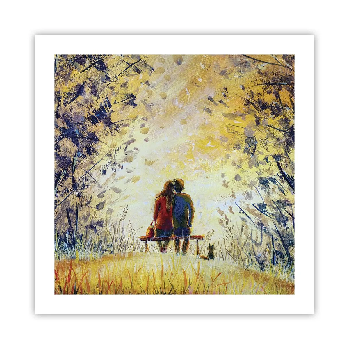 Plakat - Et magisk øjeblik - 50x50 cm