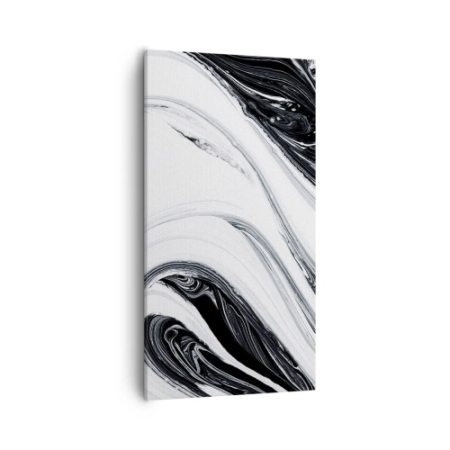 Lærredstryk - Billede på lærred - Kombination af modsætninger - 55x100 cm
