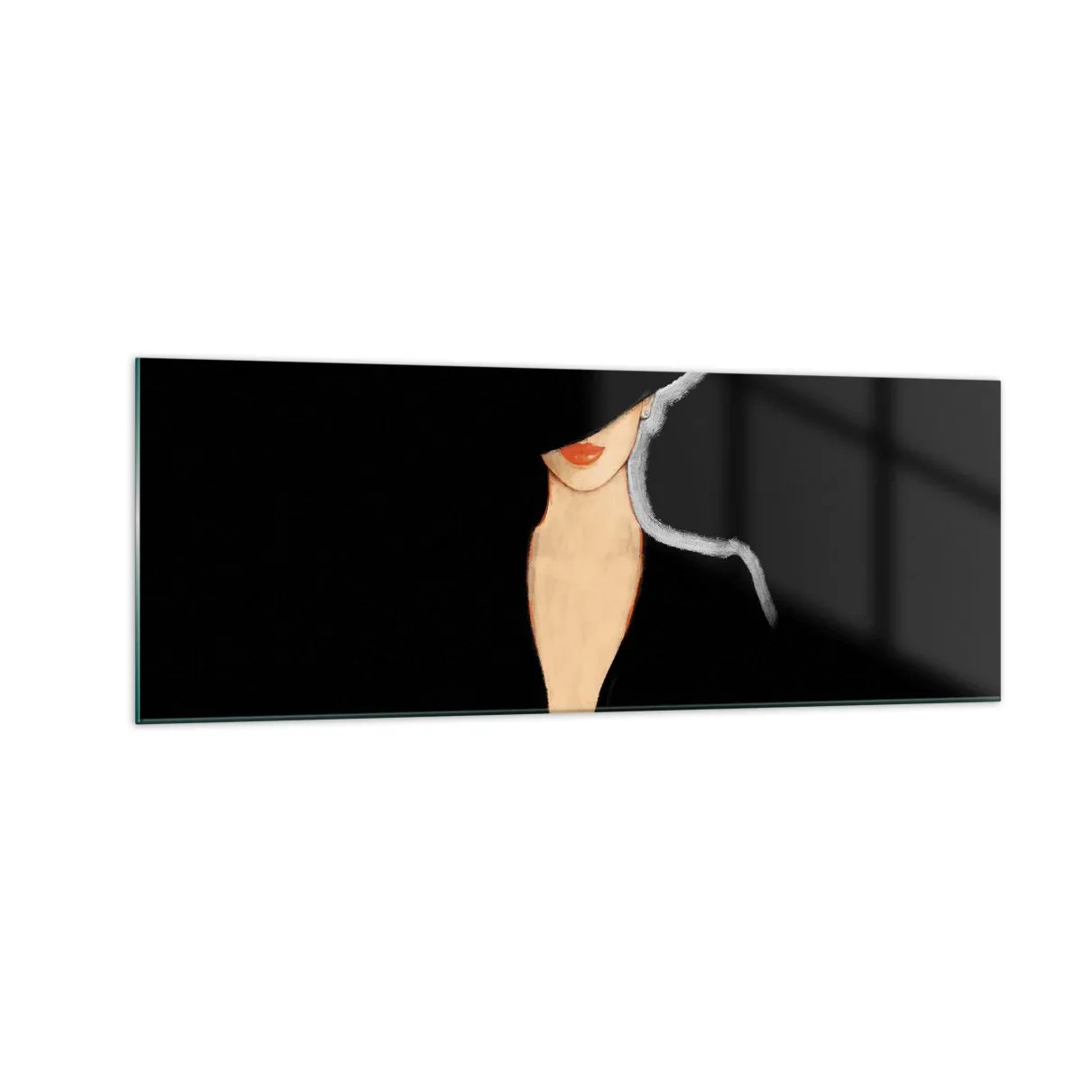 Billede på glas - Elegance og stil - 140x50 cm